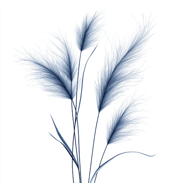 Blue Grasses Poetry: A Breath of Serenity in Your Interior