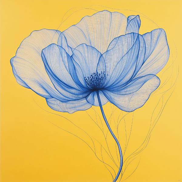 Bold Contrast: The Blue and Gold Symphony