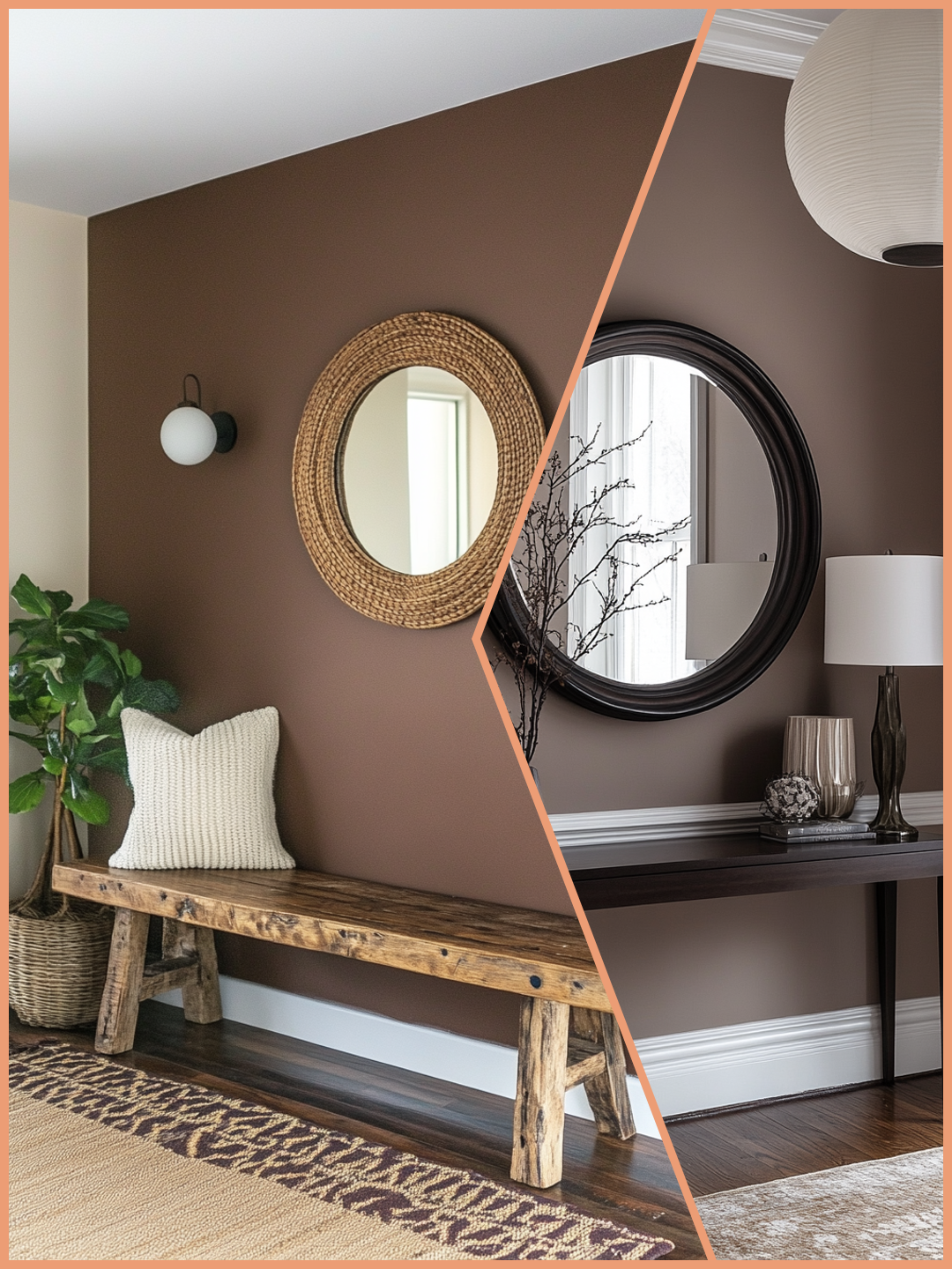 The mocha entryway: a warm first impression