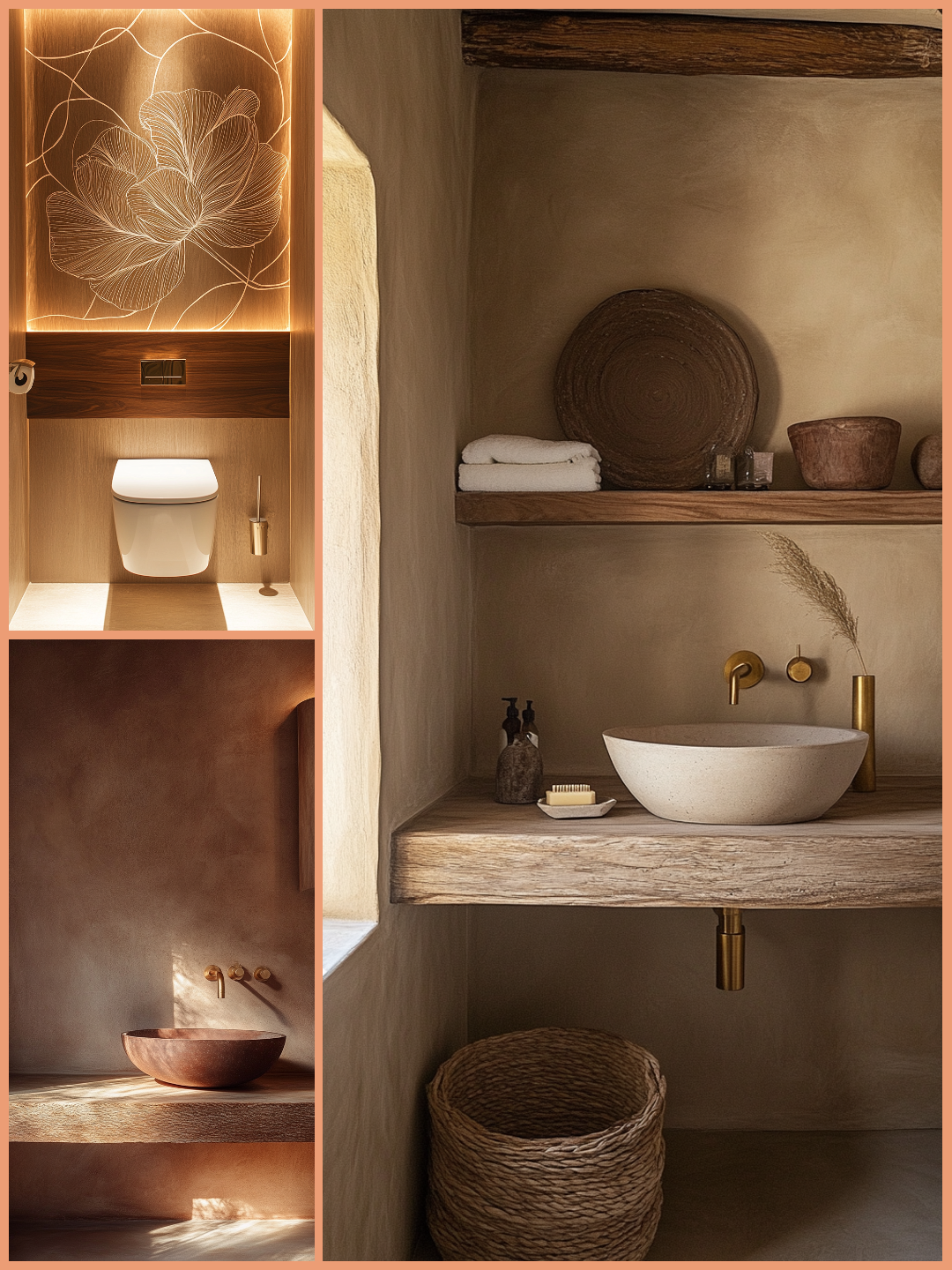 Mocha bathrooms: toilets